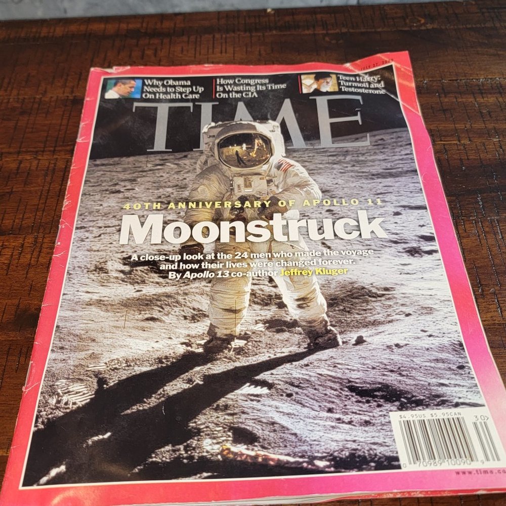Vintage Time Magazine, Moonstruck, July 27, 2009
